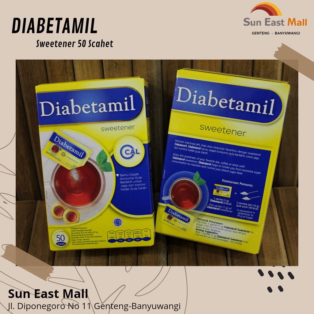 

DIABETAMIL SWEETNER 50 SCAHET