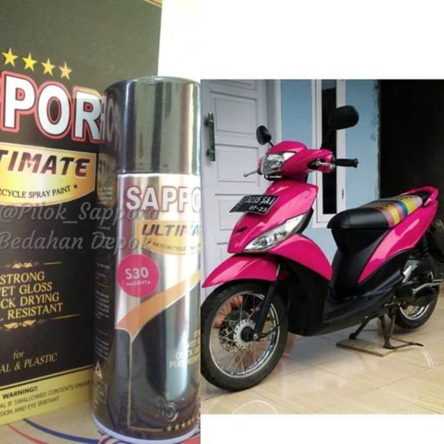 Cat Semprot Sapporo Ultimate S30 Magenta / Sapporo Spray / Pilok / Pylox