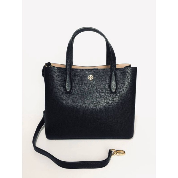 TB Blake Small Tote bag Black / Devond Sand/tas tory burch ori/tory burch authentic