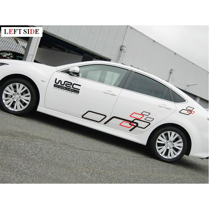 Stiker Mobil Sedan Vios Accord Mazda Chevrolet Wrc Shopee Indonesia