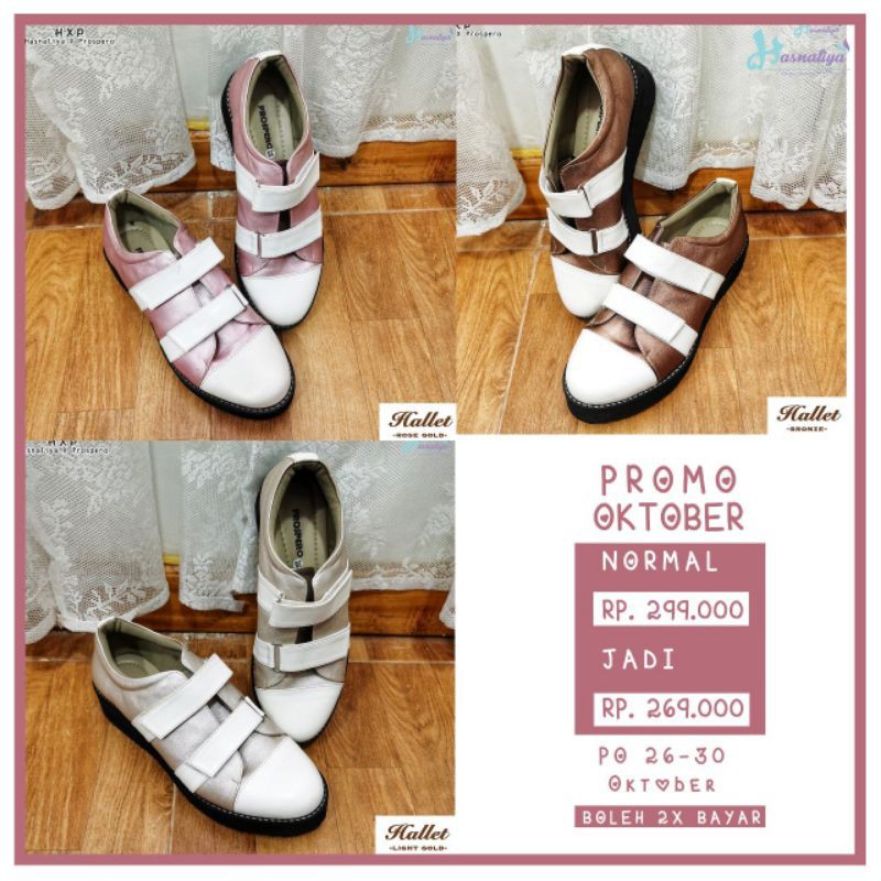 Hallet Prospero x Hasnaliya Bayar 2x, Harga Diskon