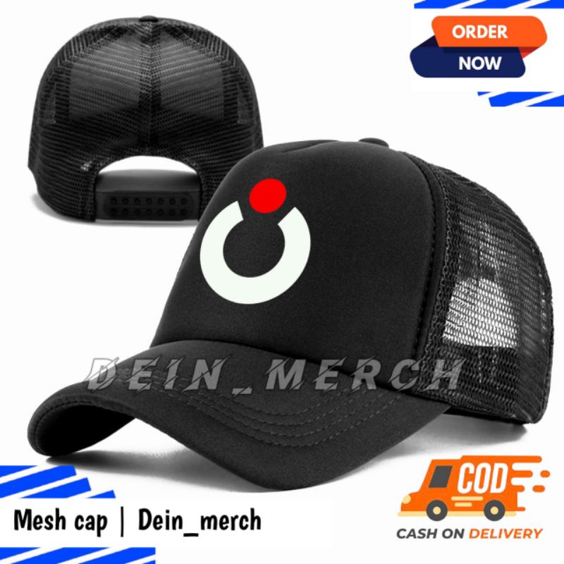 Topi MAIYAH Cak Nun trucker - Topi logo maiyah jaring