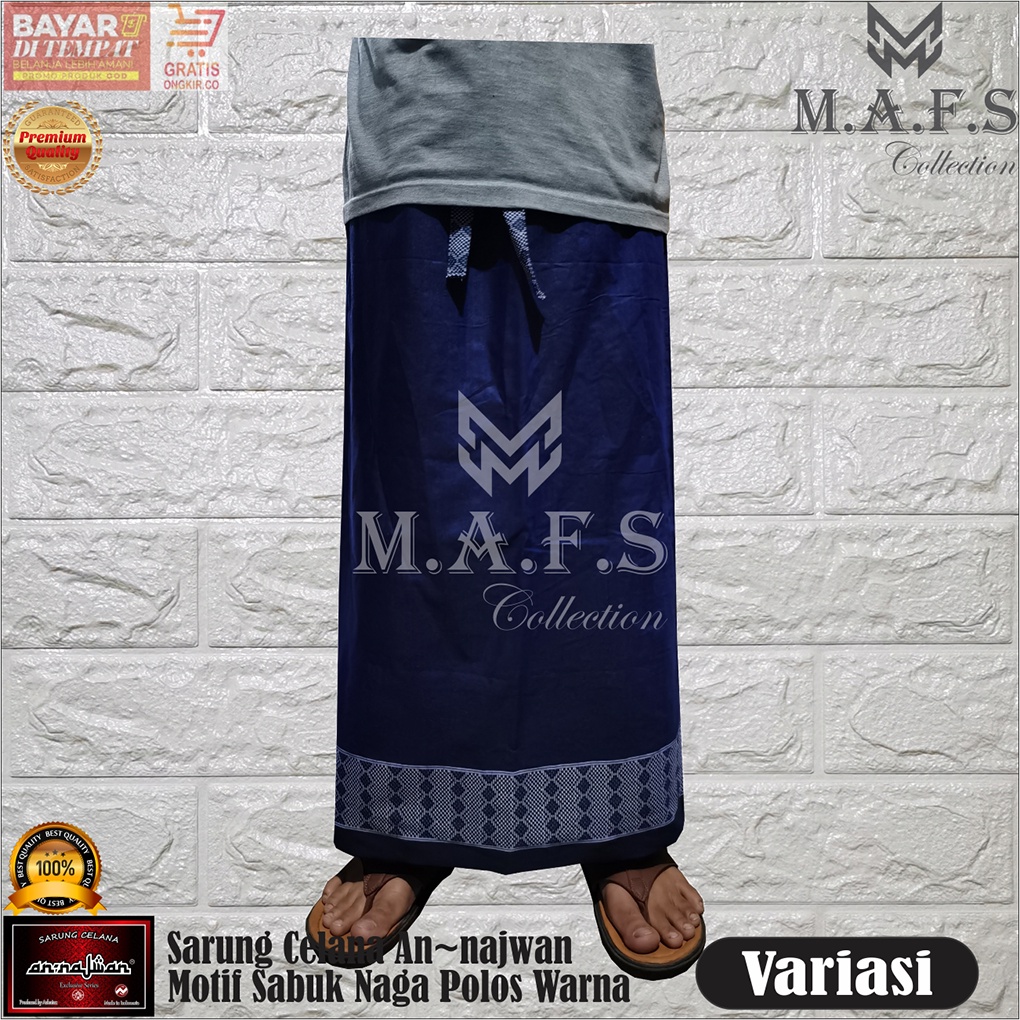 Sarung celana anak &amp; remaja motif polos sabuk naga