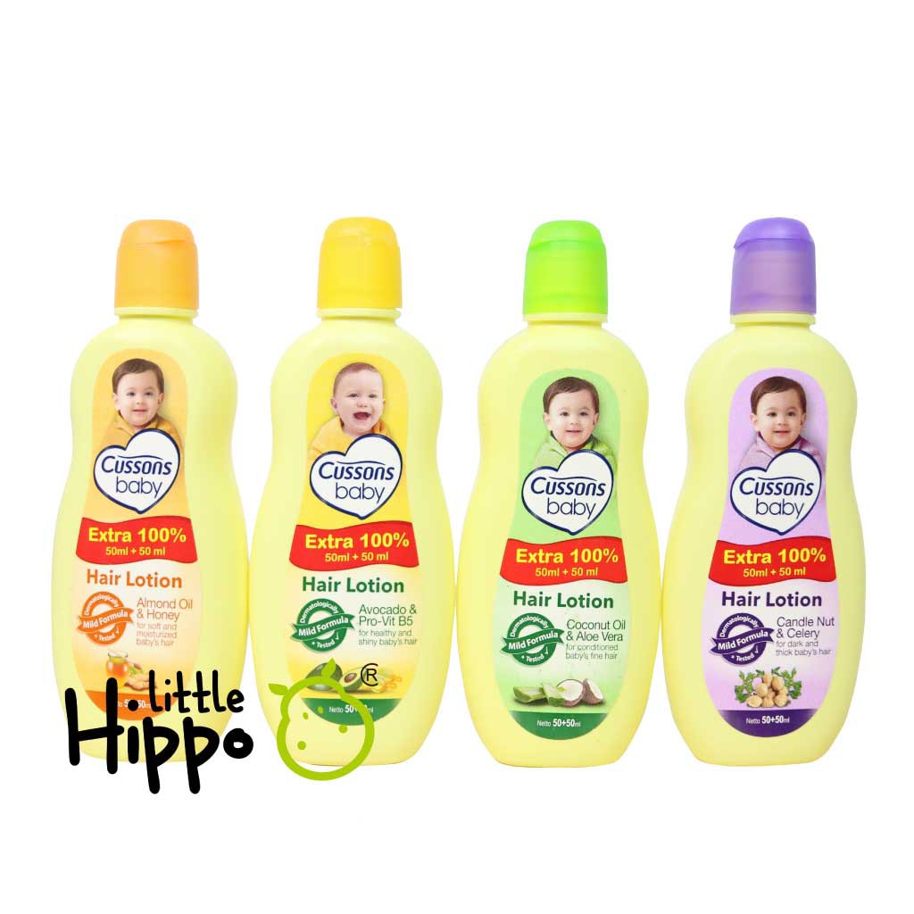 Cussons Baby Hair Lotion 50+50ml / 100+100ml cusson Baby Hair Lotion / Lotion Rambut Bayi / Minyak Rambut / Lotion rambut Bayi / Perawatan Rambut / Minyak Rambut Bayi / Hair Lotion Cussons