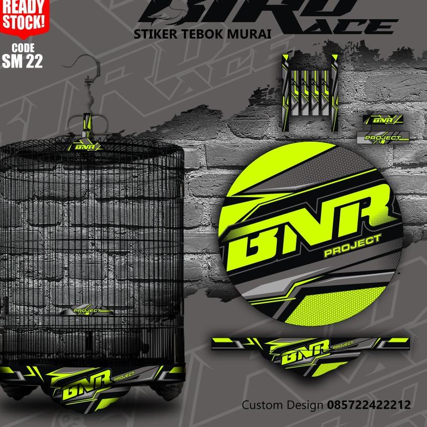 Paling Diminati.. Stiker Decal Tebok Murai Stiker Sangkar Murai Custom BNR