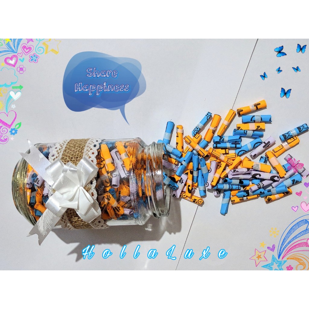 Hollaluxe Happiness Pills 365 Why I Love You Model Hexagonal