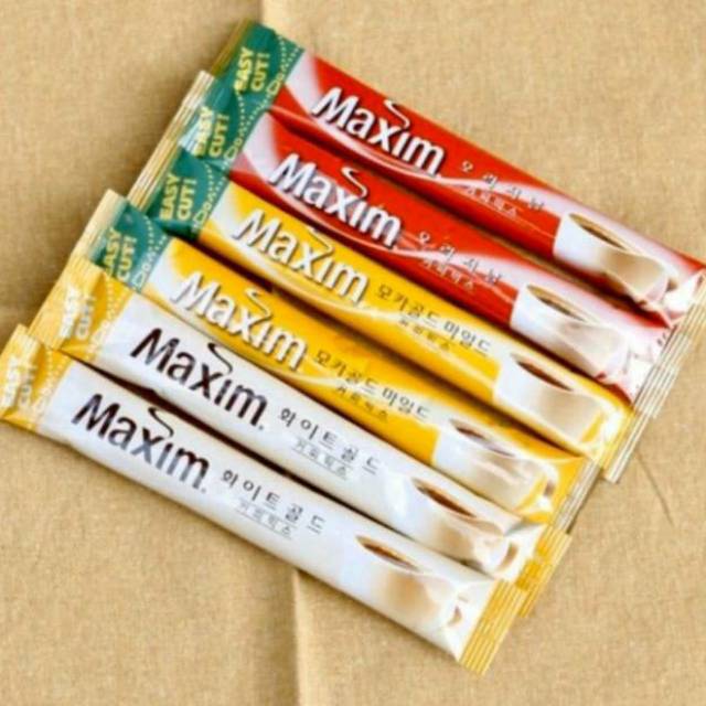 

[1 PC]MAXIM COFFEE KOREA/ORIGINAL/MOCHAGOLD/WHITEGOLD/SUPREMEGOLD/ARABICACOFFEEMIX/DECAFEINLATTE/ICECOFFEEMIX/MAXIMCOFFEE