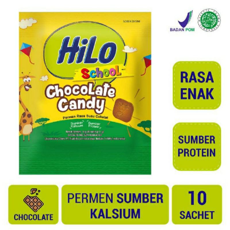 

Hilo school chocolate candy 10's