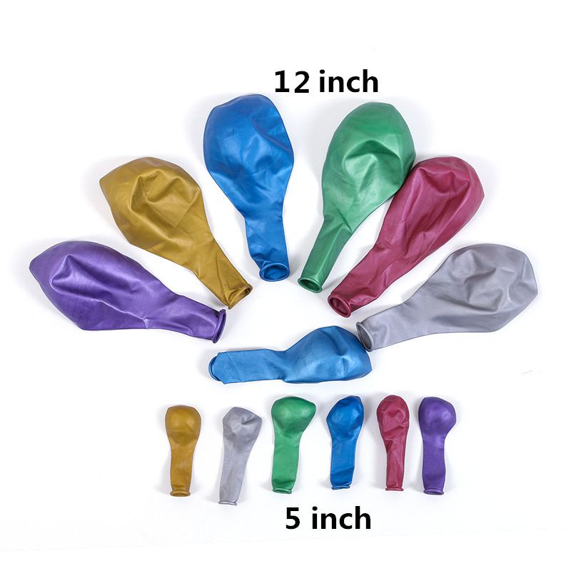 Balon Latex METALIK 5 inch (ecer 10 biji)