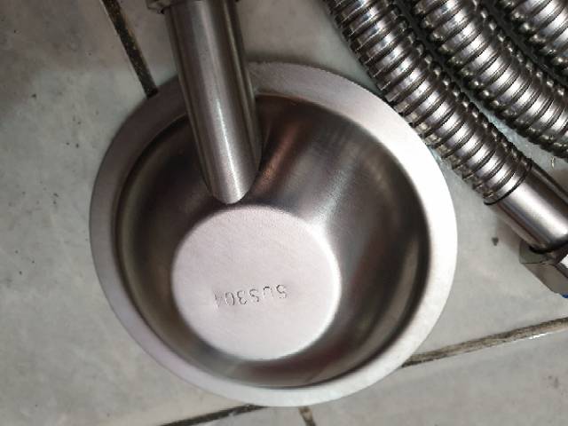 Shower mandi stainless SUS304 ANTI KARAT