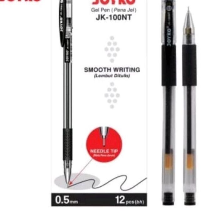 

Fla⚡H ⚡ale 7.7 Pulpen Gell Joyko Jk - 100 / Jk - 100NT / (12pcs) paling murah