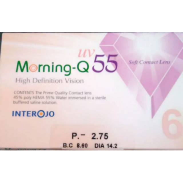 SOFTLENS MINUS TINGGI DISPOSABLE BENING MORNING Q