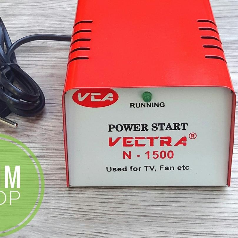 ✻ VECTRA Auto Start Dua Alat Elektronik Max.1500W Body Besi Automatic Power Starting Penghemat Listr