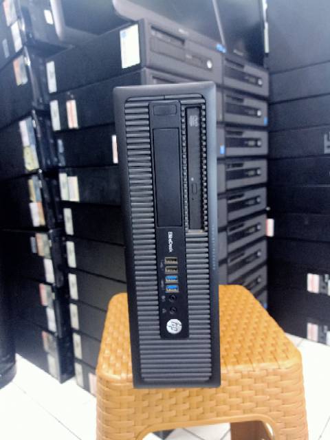 Cpu Hp elitedesk 800 G1 sff  procesor core i5 4570 ram 4gb hdd 500gb dvd rw slim casing destop