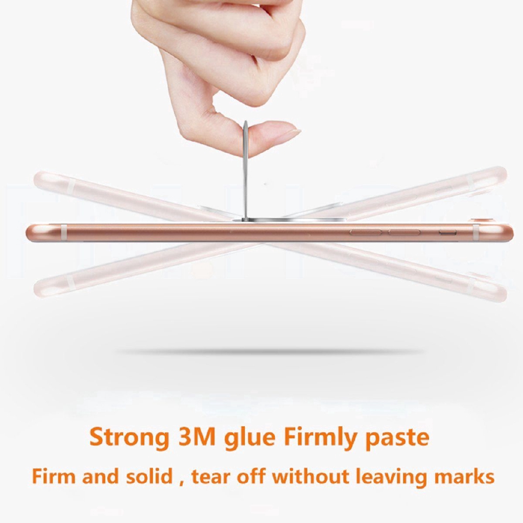 Ultra Thin Magnetic Phone Holder Mount Finger Ring Stand