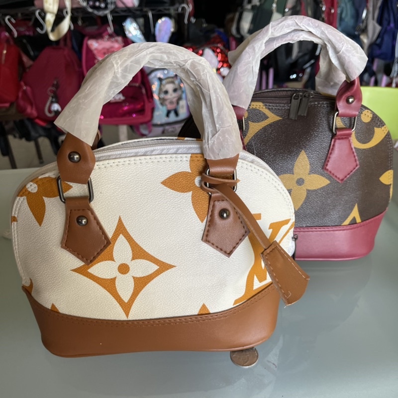 [DEFECT SALE] Tas Wanita Selempang mini Slingbag Hand bag Top Handle LV Import Kulit Sintetis Tanggu