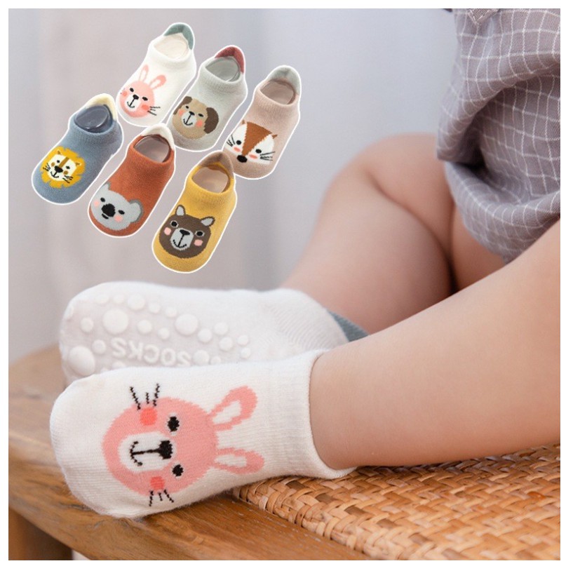 Kaos Kaki Animal 0-1 Tahun Anti Slip Threaded Back Side VC