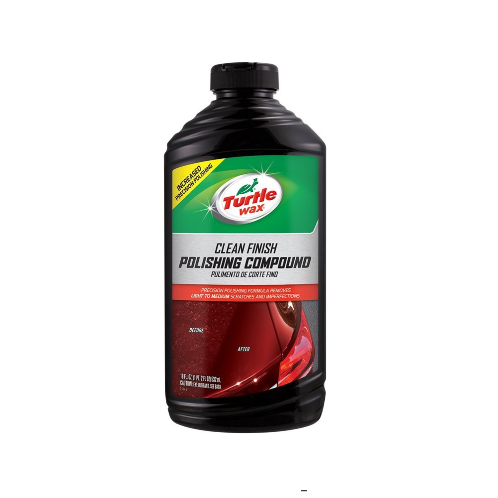 Turtle Wax Clean Finish Polishing Compound 532ml - Liquid / Hasilkan Kilap Licin Aman Dari Sinar UV