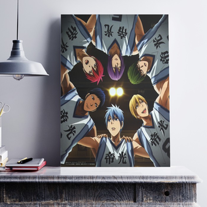 "Anime, Kuroko No Basket, ver.2" Poster Kayu (30x22)