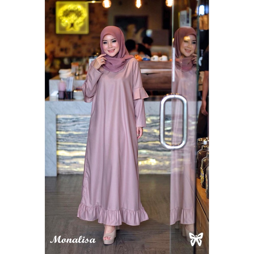 HOPYLOVY - Monalisa Maxi Dress | Gamis Wanita Terbaru