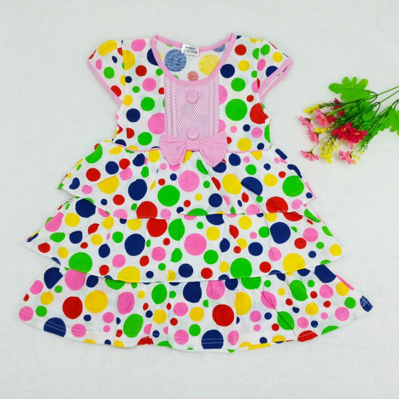 [Ss-1034] Dress Anak Perempuan size 1-2tahun, Pakaian Anak Perempuan