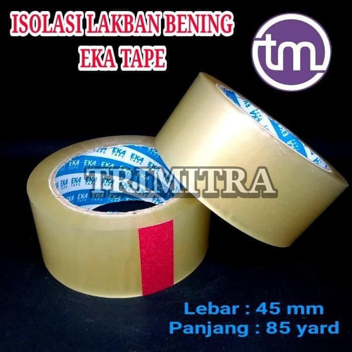 

EKATAPE ISOLASI LAKBAN SELOTIP BENING TRANSPARAN TAPE BY DAIMARU EKA