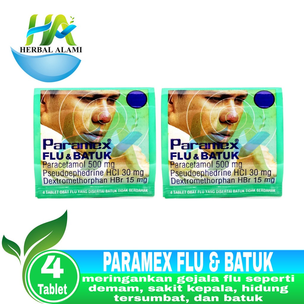 Paramex Flu Batuk isi 4 Kaplet