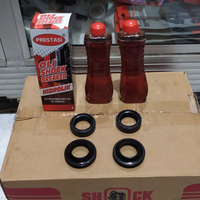 oli shock dan seal shock depan beat scoopy vario 125 all metic honda