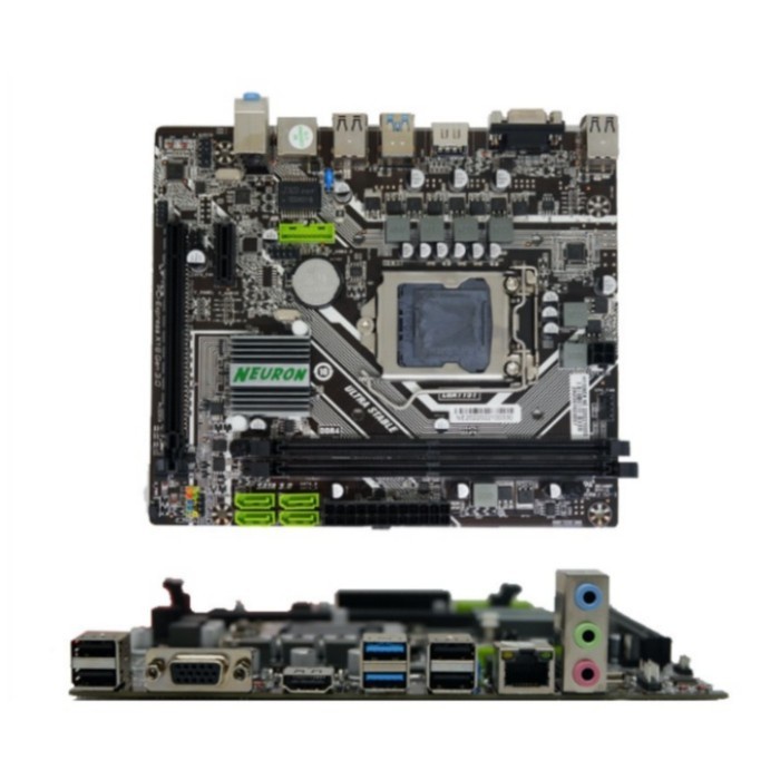 MOTHERBOARD NEURON H110 MAINBOARD H 110 DDR4 SATA3 6GB/S LGA 1151 - GARANSI RESMI