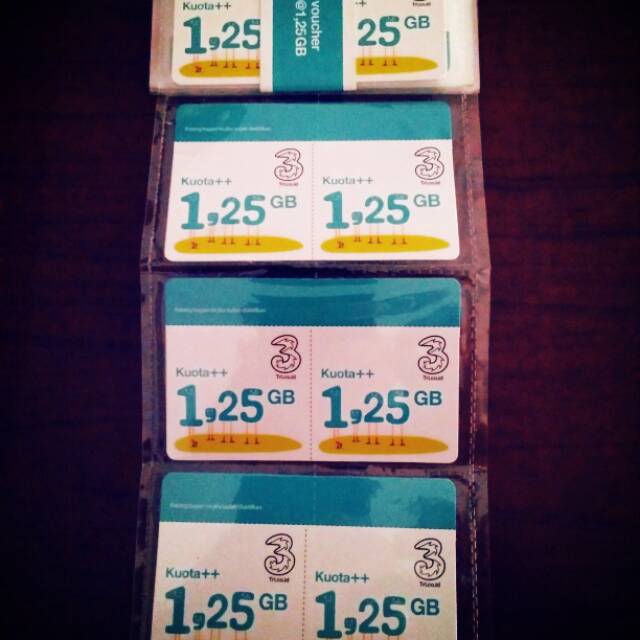 Voucher Zero Tri 1.25 GB