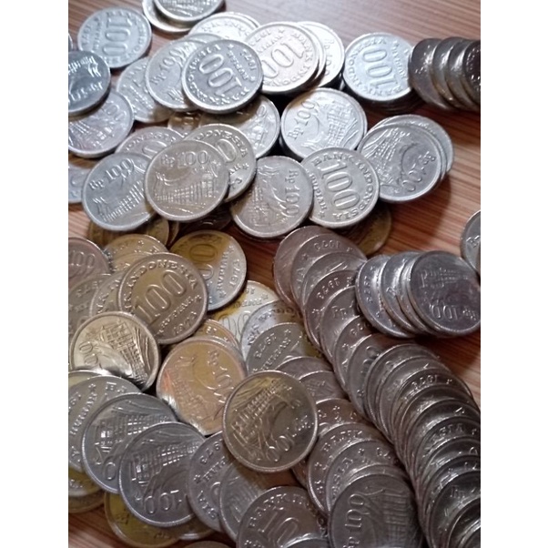 100 rupiah uang koin kuno tahun 1973