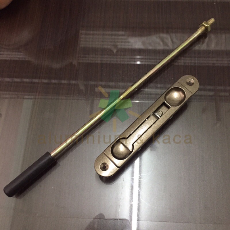 sepasang flushbolt grendel tanam dekson