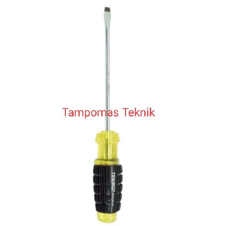 Obeng - Tekiro 12" Obeng Gagang Karet 6x300 mm Obeng Min Panjang 41cm Tekiro