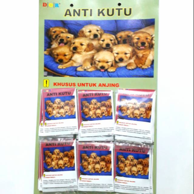 Obat Pembasmi Kutu Anjing Paket 24 Sachet