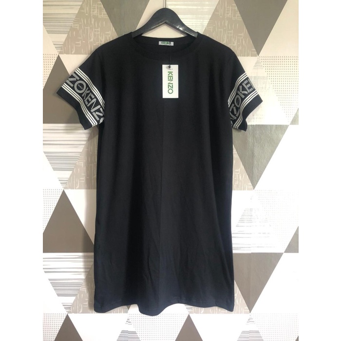 DRESS WANITA KENZO0 SABLON LENGAN PREMIUM DRESS WANITA BRANDED MURAH