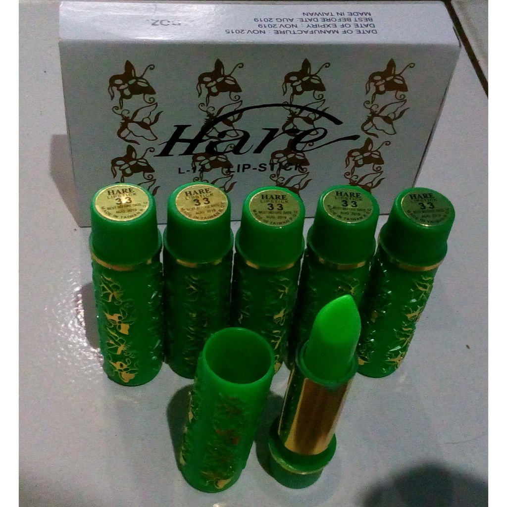 Lipstik Lipstick Hare Original Made in Taiwan Stiker 33