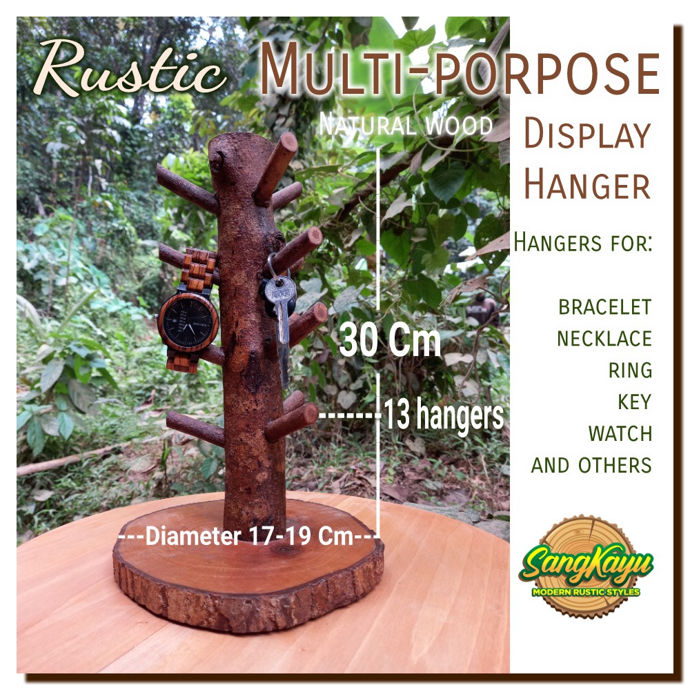 Tempat gantungan kunci jam tangan gelang cincin aksesoris serba guna