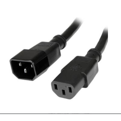 Cable power NB c13 to c14 1.5m 3x0.75mm - Kabel power cord Cpu pc to monitor led lcd 1.5 meter