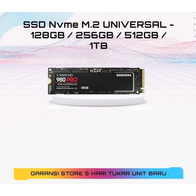 SSD NVME M.2 256GB 512GB 1TB SAMSUNG ADATA THOSIBA VGEN