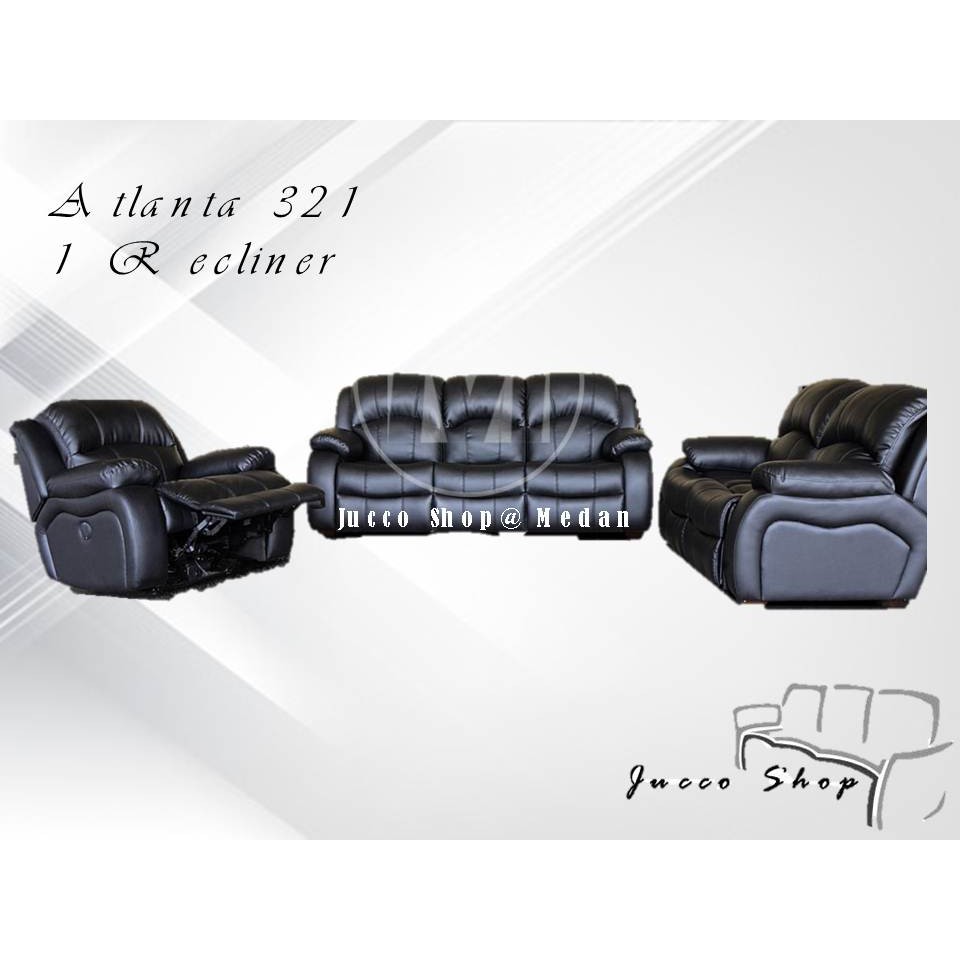 [ JUCCO ] Sofa Modis Atlanta - Sofa Recliner Modis - Sofa Tamu Minimalis 321 - Medan