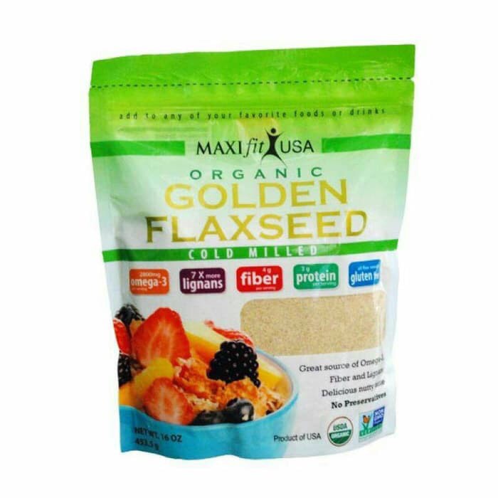 

MAXIFIT USA Organic Golden Flaxseed 454 grams
