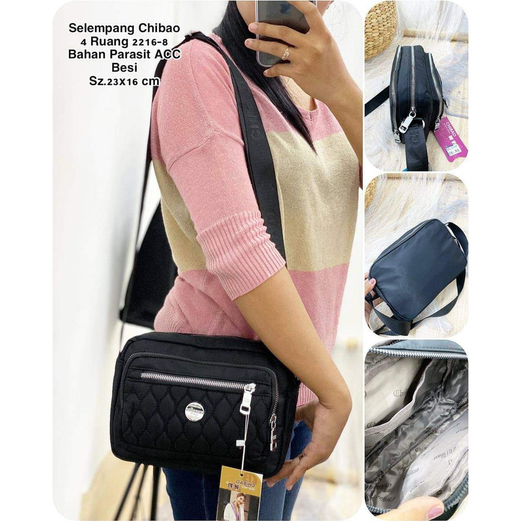 Tas Slempang Chibao 2216-8 TAS WANITA IMPORT TAS CHIBAO BEST SELLER CHIBAO SLEMPANG TERBARU BISA COD