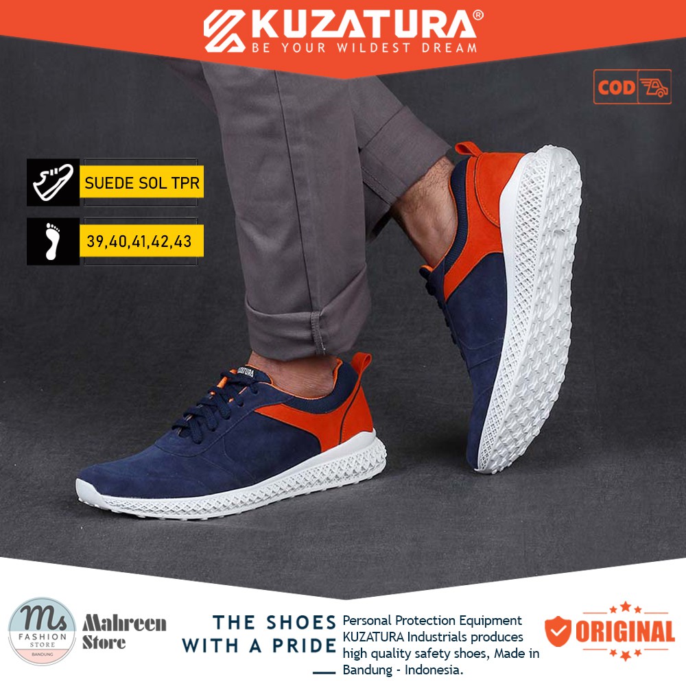 Sepatu Pria Sepatu Sneakers Kasual Pria Original Kuzatura | KZS 667