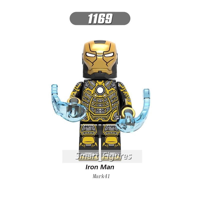 X0246 Mainan Action Figure Iron Man Minifigures Mark 6 22 36 37 38 40 41 42 Marvel Untuk Koleksihadiah Anak