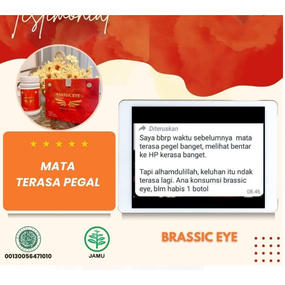 Brassic eye Original 100% Mata lelah Mata Sering Pusing Sakit Mata minus Kesehatan Mata by Ippho Santosa