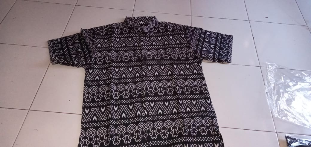 Bisa Pisah Batik Couple Keluarga Sania Ruffle Ori Ndoro Jowi Termurah Motif Dimensi