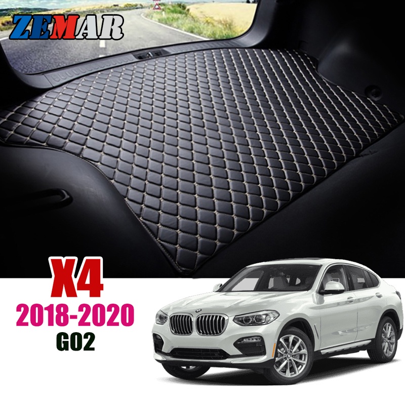 1 Set Cover Bagasi Mobil Bahan Kulit Untuk BMW X4 G02 2018 2019 2020 2021