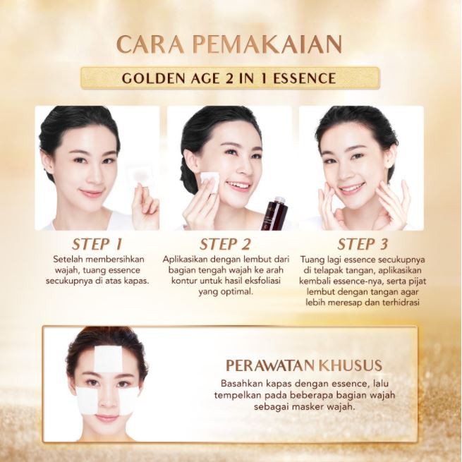 ☘️Yuri Kosmetik☘️ YOU GOLDEN AGE 2 IN 1 ESSENCE FREE CUSHION/LIP TINT/BEDAK TABUR