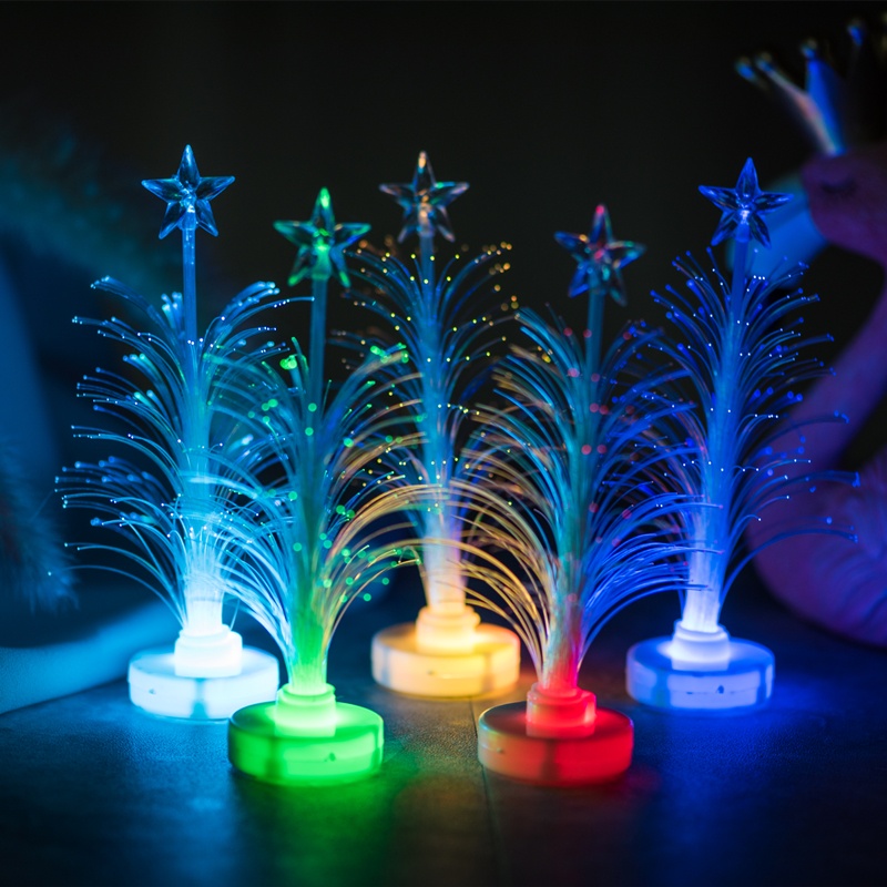 [ Xmas Christmas Tree Color Changing LED Light  Fiber Optic Christmas Tree  ]