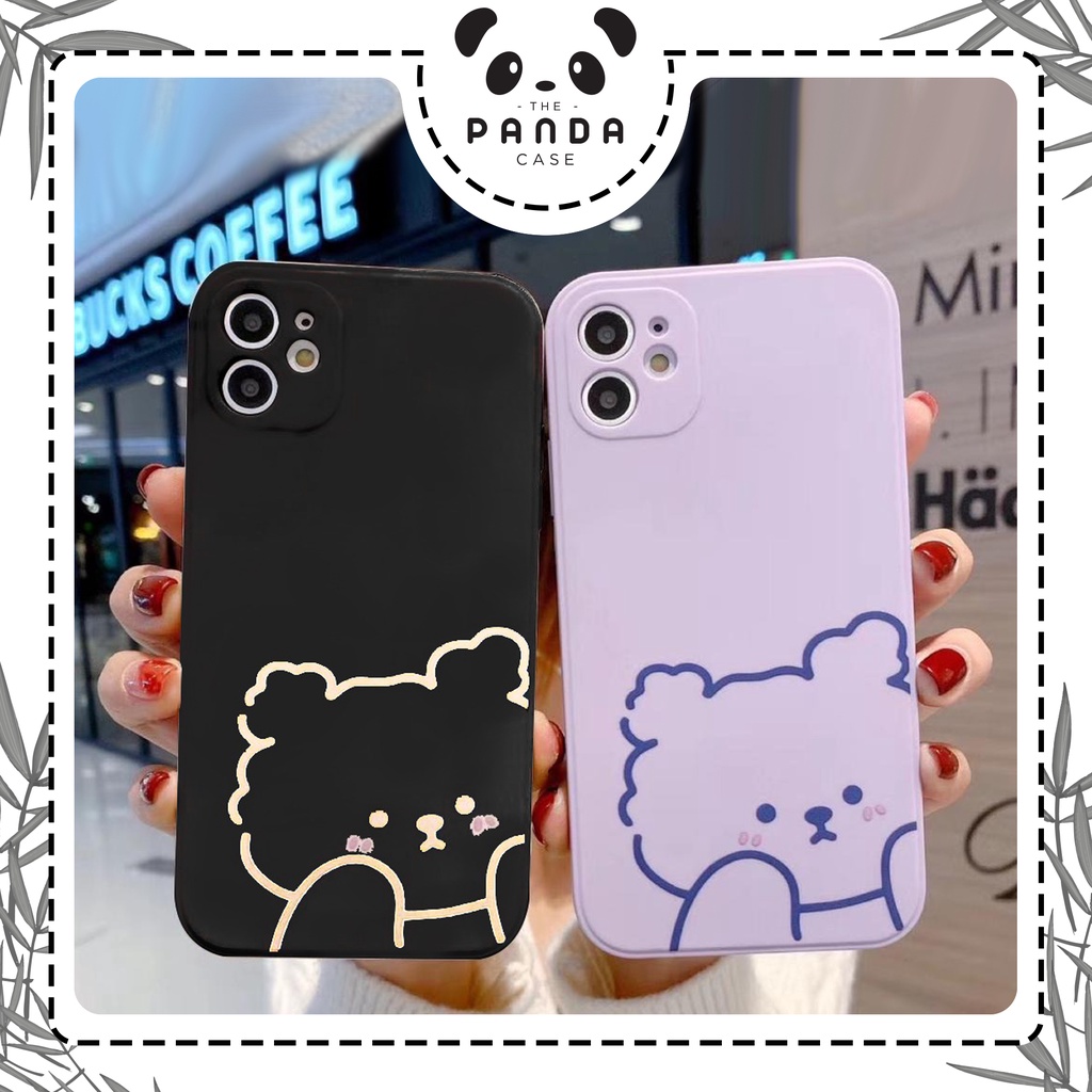 [TPC] SOFT CASE HP FULL COVER Korean Bear 6 6S 7 8 PLUS X XS MAX XR 11 12 MINI PRO PROMAX IP049